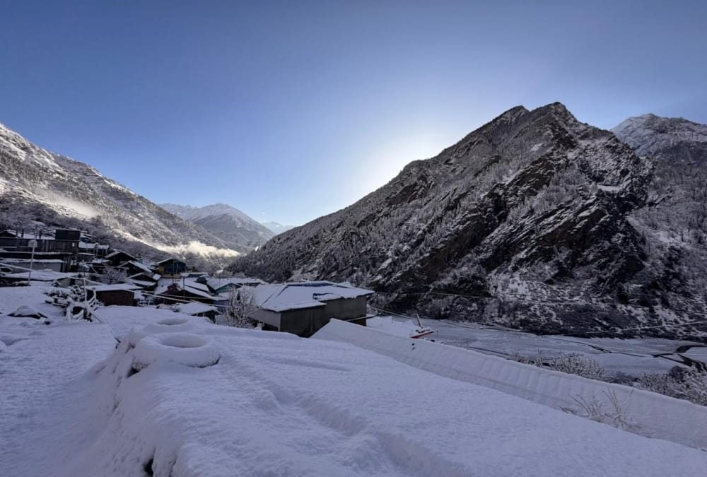 Chakrata high peaks received snowfall in March after seven years Uttarakhand snowfall