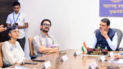Aamir Khan And Ex Wife Kiran Rao Meet Chief Minister of Maharashtra Devendra Fadnavis For Paani Foundation