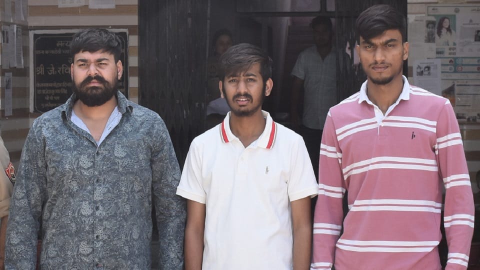 Three accused surrender in gang war firing