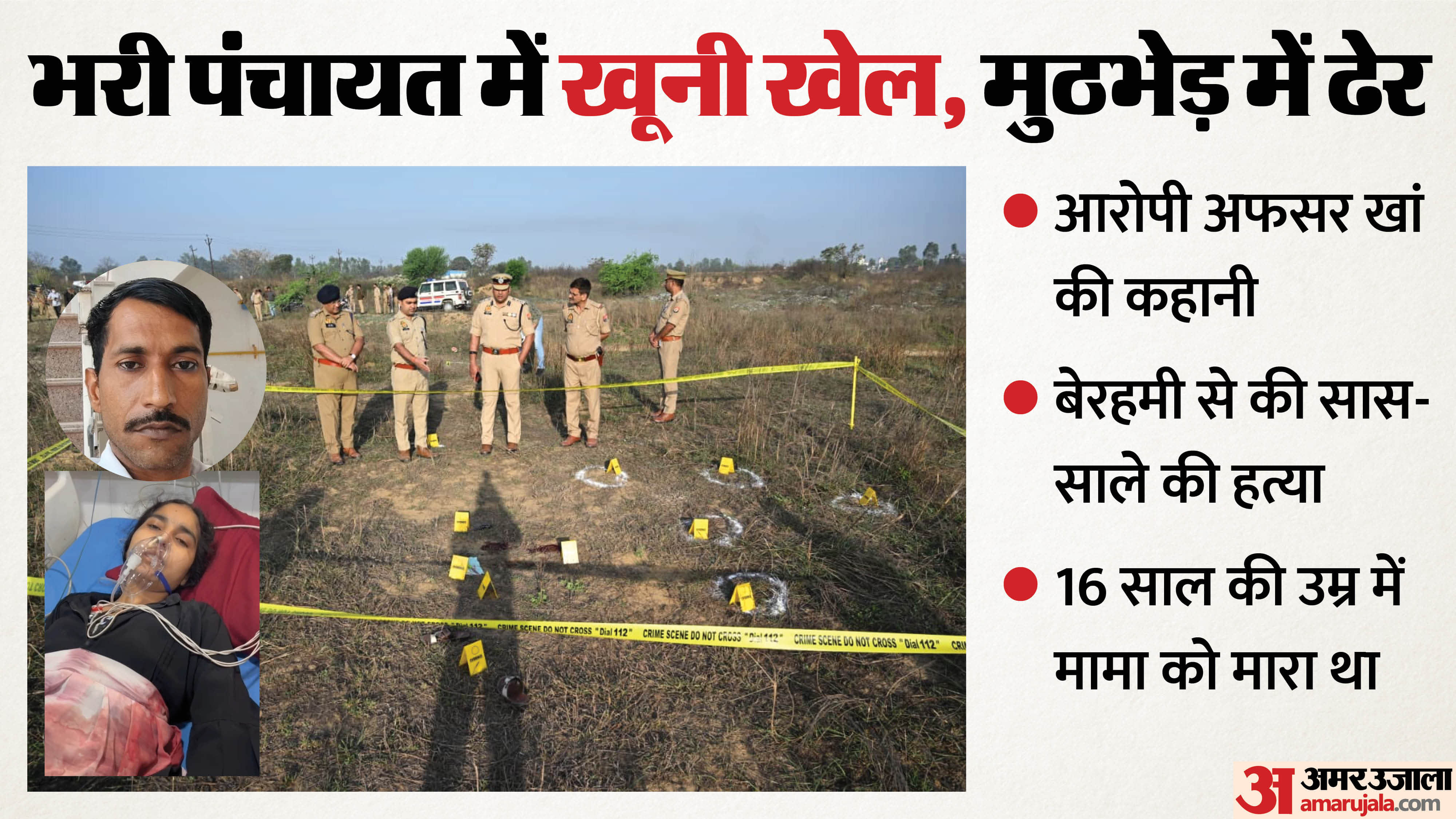 मुठभेड़ में मारा गया आरोपी अफसर खां