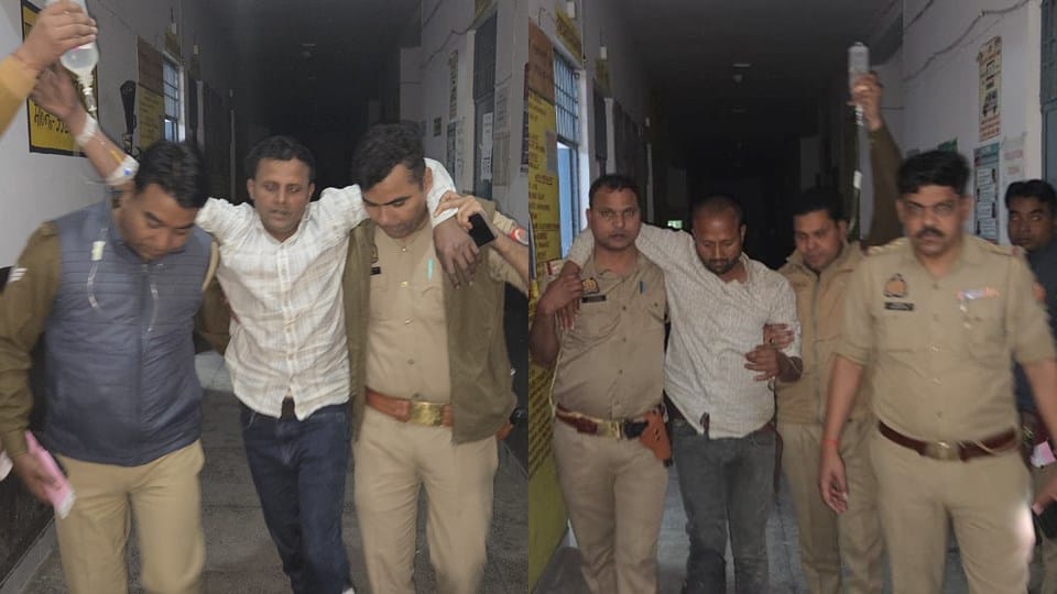 Two brothers accused of cow slaughter arrested in encounter, both shot in the leg