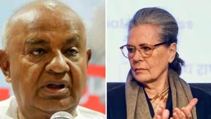 former pm hd Deve Gowda writes to Sonia Gandhi flags chaos in Parliament blames opposition for disruptions