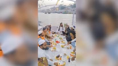 Varanasi Police detained 14 people for holding an Iftar party on boat in Ganga