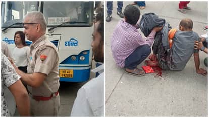 A man attempted suicide by coming in front of a roadways bus in Panipat