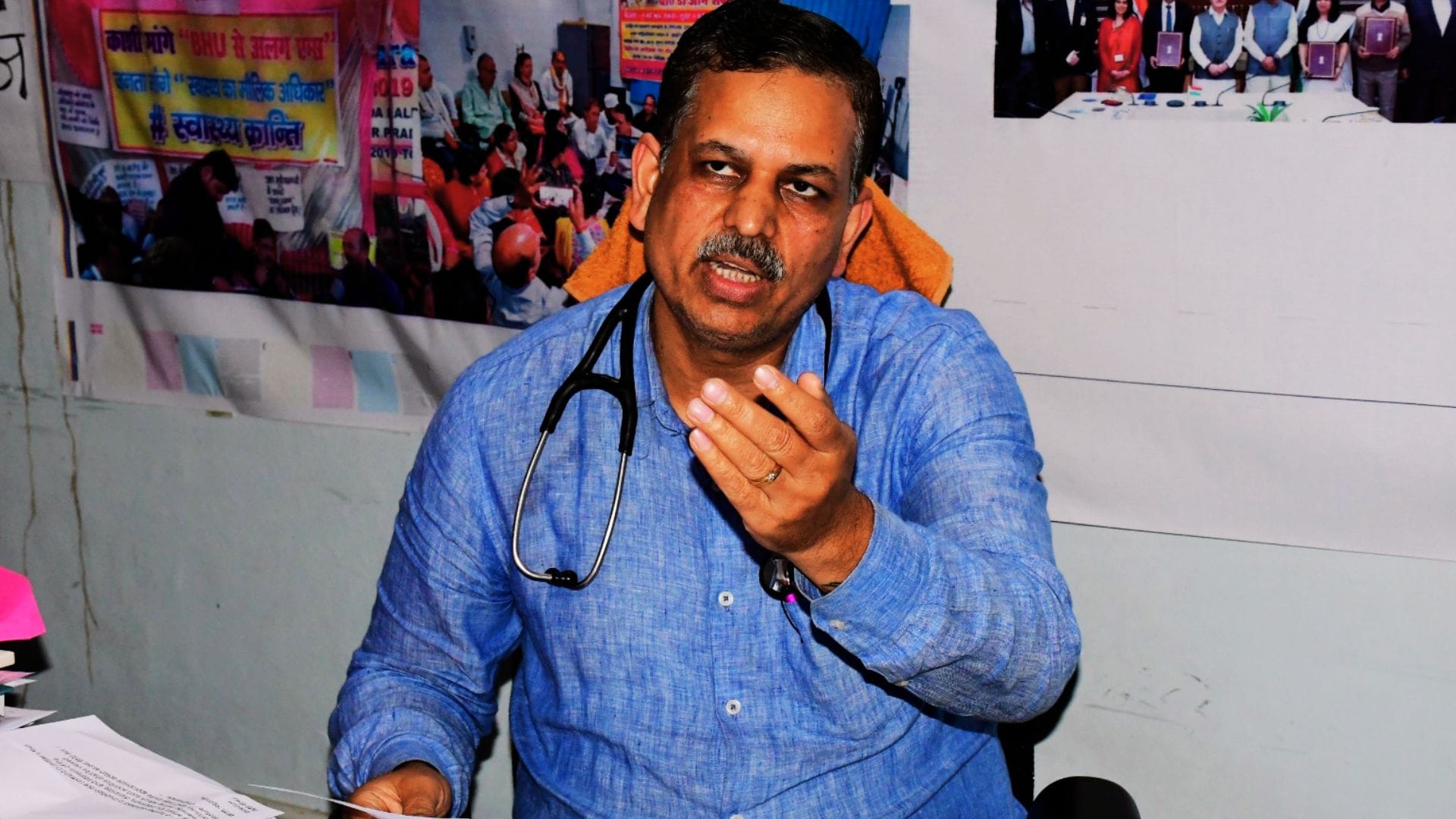 हृदय रोग विभाग के प्रोफेसर ओमशंकर