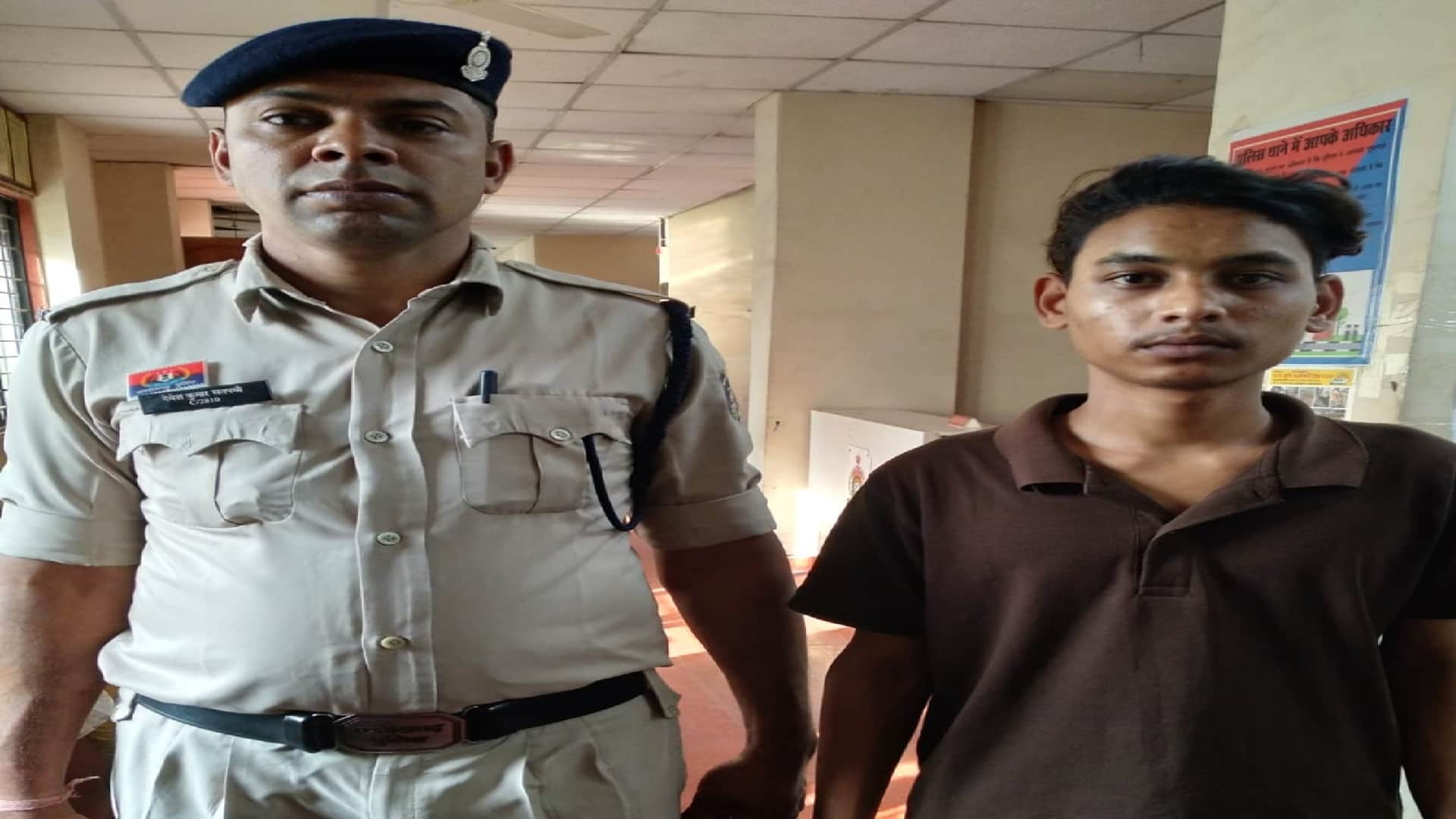 पुलिस के गिरफ्त में आरोपी