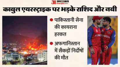 Rashid Khan, Nabi and other Afghan Cricketers Slam Pakistan After Deadly Kabul Airstrike Kills Hundreds