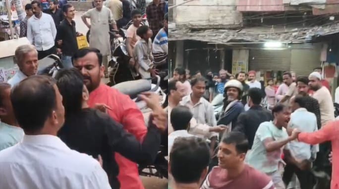Clash between councilor and traders in Kanpur’s Moolganj, BJP workers gather, video goes viral  Creative Hindi