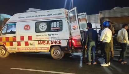 Kanpur Accident Trailer Collides with Biker on Flyover Youth Critically Injured in Crash Driver Flees