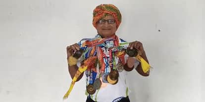 67-Year-Old Runner Mohan Singh Arya Wins 18 Medals in a Year, Inspiring Young Athletes