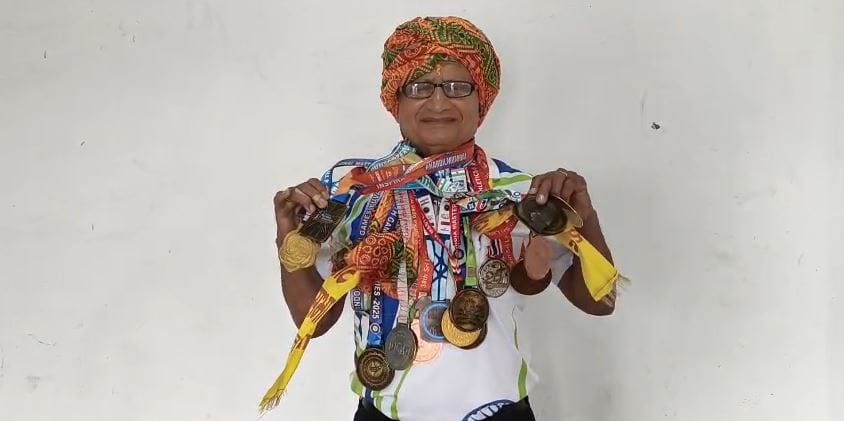 67-Year-Old Runner Mohan Singh Arya Wins 18 Medals in a Year, Inspiring Young Athletes