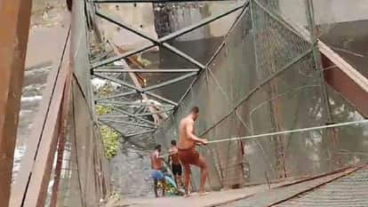 Foot Overbridge Built Over Drain Collapses in Rupnagar; Woman Dies