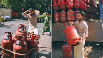 Orhan Awatramani Aka Orry flaunts gas cylinder charms amid LPG Crisis shares Funny Video with boney kapoor