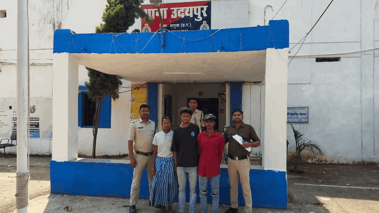 Four accused arrested for brutally murdering youth in Ambikapur due to mutual enmity