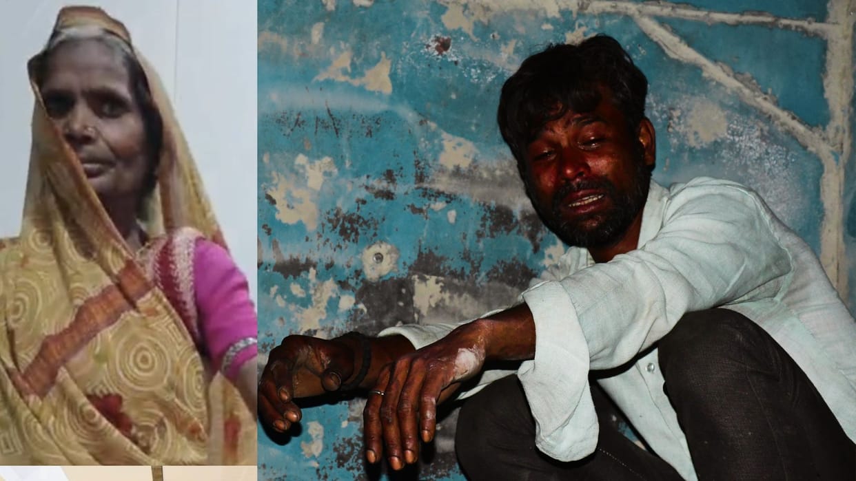 Son Murder Mother Post-mortem Report Shocking Details Sheila eye popped out from blow of brick in Varanasi