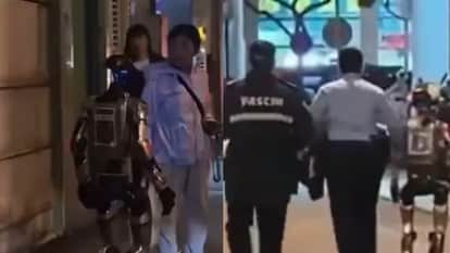 Viral Video Humanoid robot 'arrested' for scaring 70-year-old woman in China