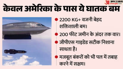 How Deadly Is an US Bomb Weighing Over 2,200 kg? Why Was the Bunker Buster Chosen for the Attack on Iran