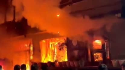Fire in Indore: Massive Fire Breaks Out in House Six People Burn to Death news in hindi