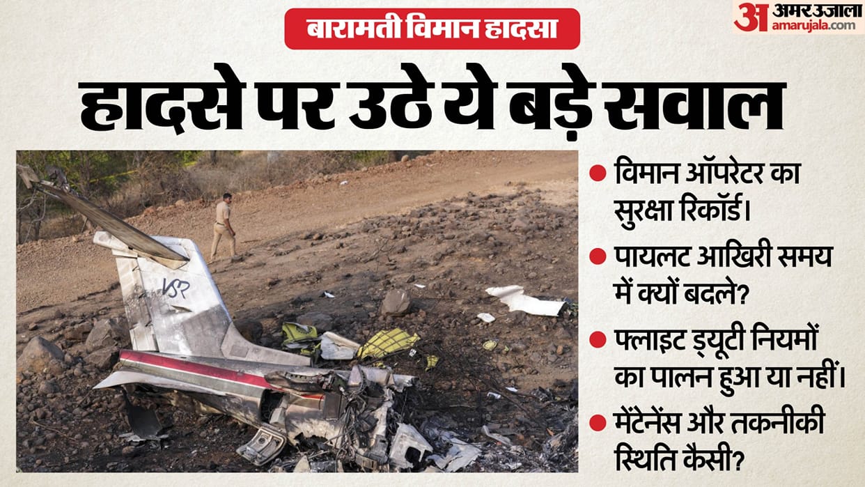 Baramati Plane Crash Ajit Pawar Death Maharashtra CM Fadnavis to Home Minister Amit Shah know details in hindi