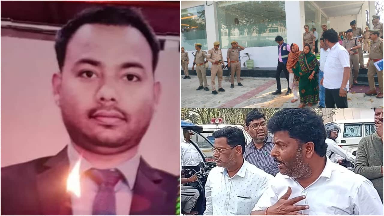 बदायूं डबल मर्डर: एसएसपी से मिले हर्षित के परिजन