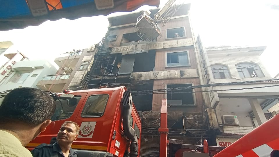 Nine Dead Including Three Children from Same Family in Fire at Four-Story Building in Palam delhi