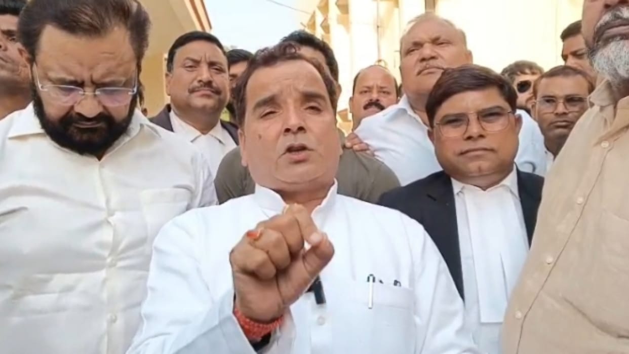 SP MP Dharmendra Yadav says Two officers lost their lives due to the negligence of the police