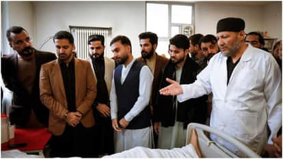 Afghanistan cricket board officials met injured people in Kabul airstrike by Pakistan