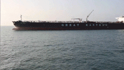Ship arrives in India via Strait of Hormuz, carrying metric tonnes of crude oil, reaches Gujarat port