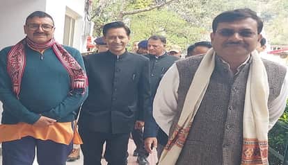 CS inspected the construction work at Kainchi Dham