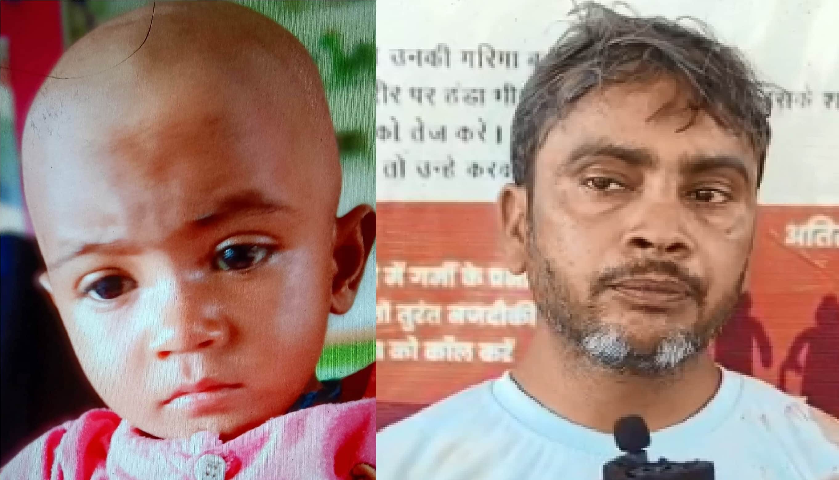 मासूम समर वर्मा की फाइल फोटो व जानकारी देते चाचा मूलचंद्र