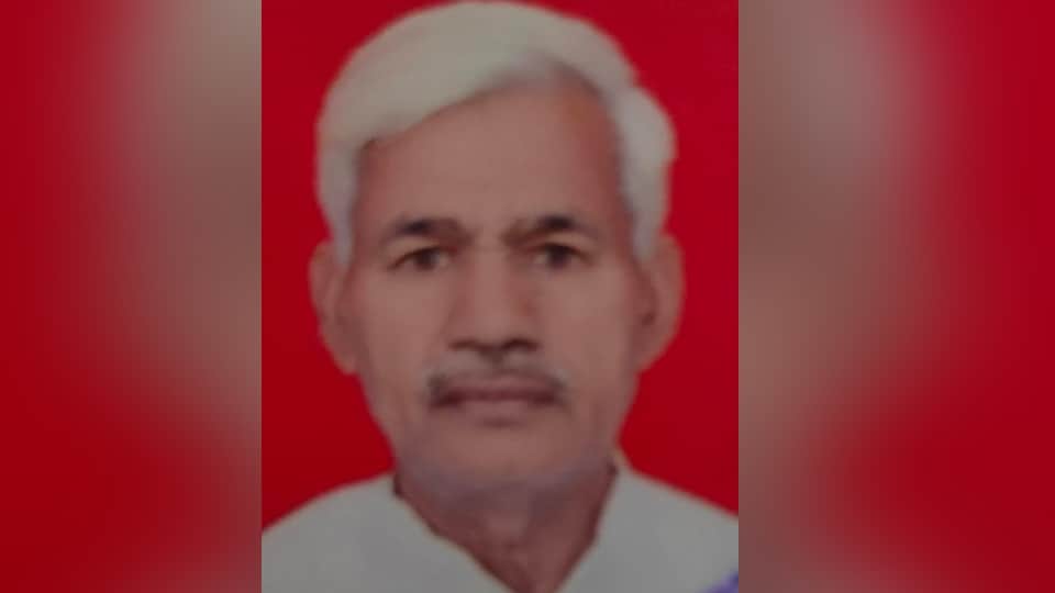 किसान विजय सिंह की फाइल फोटो।