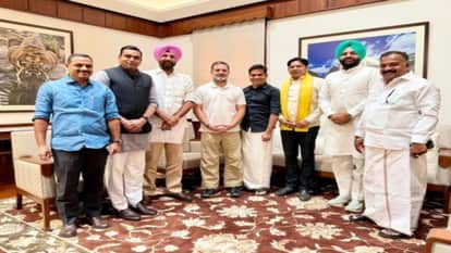 Rahul Gandhi meets MPs after suspension from Lok Sabha revoked, discusses Parliament proceedings