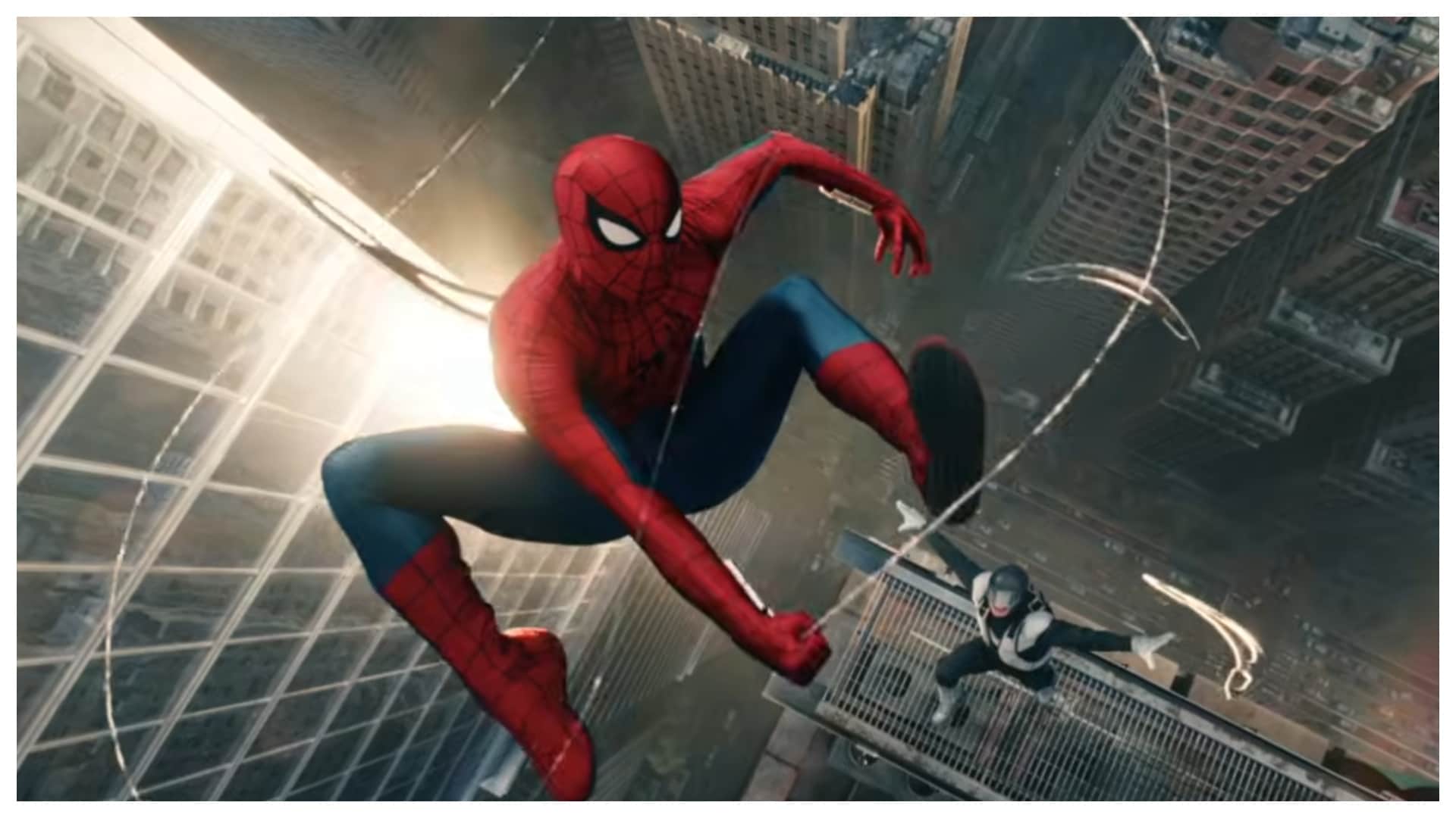 spider man brand new day official trailer tom holland as peter parker teams up with bruce banner