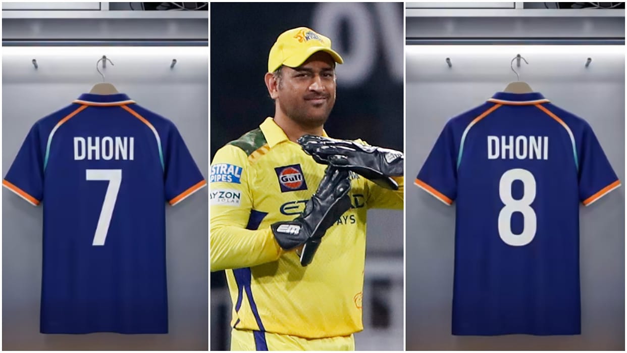 IPL 2026: MS Dhoni Changing His Jersey Number From 7 To 8, shares post on social media