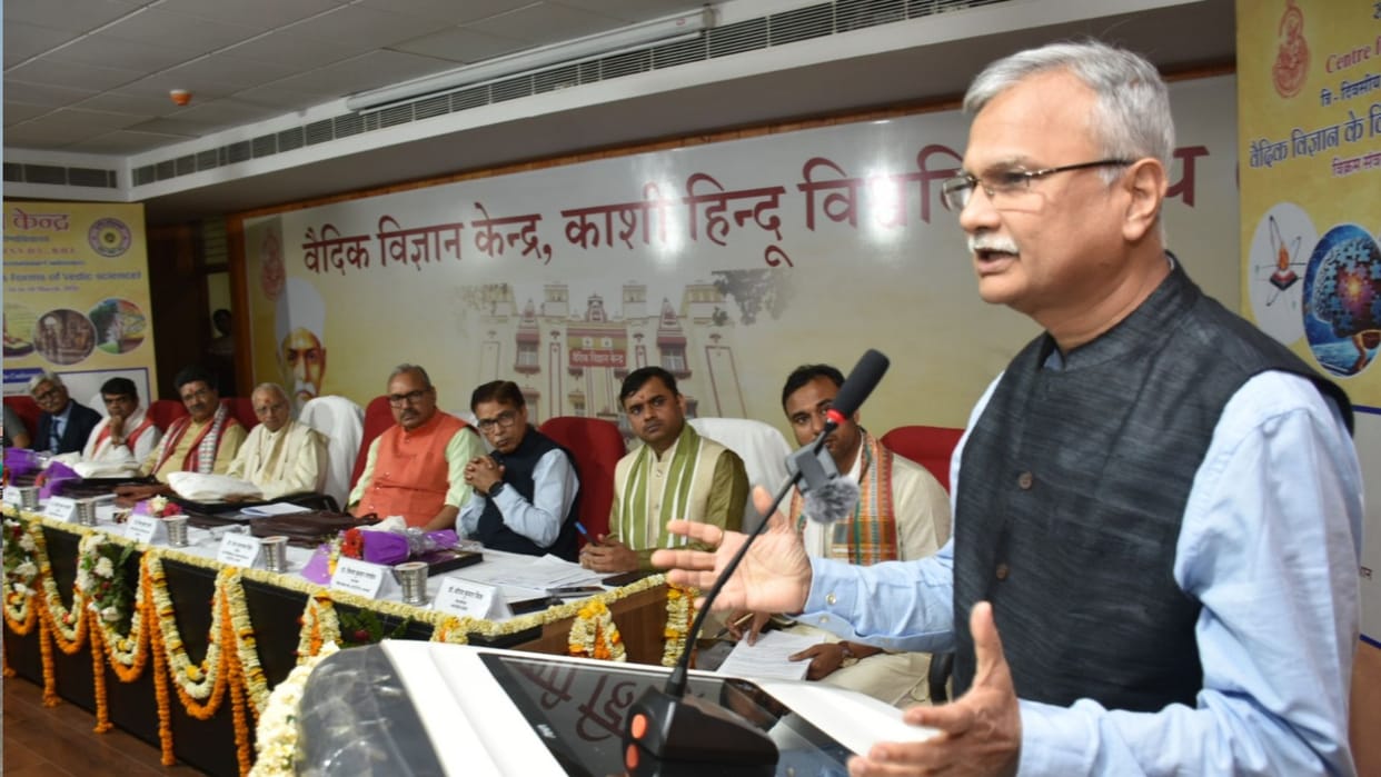 former NASA scientist shared his views at an international seminar at BHU