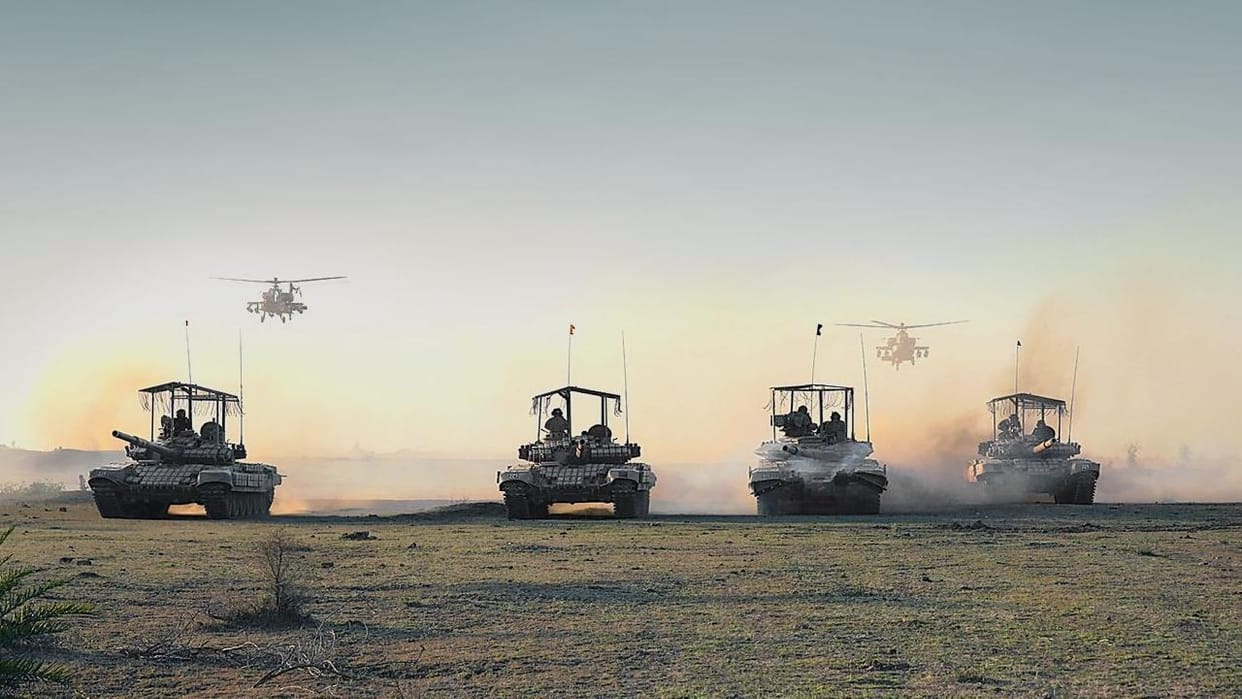 Jhansi: The army tested its firepower from ground to sky, concluding the 12-day military exercise