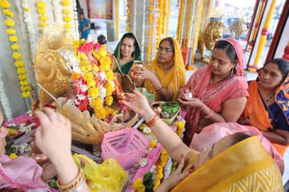 Navratri: Grand Commencement of Navratri in Bhopal; Temples Swarm with Devotees, City Resounds with Devotion a
