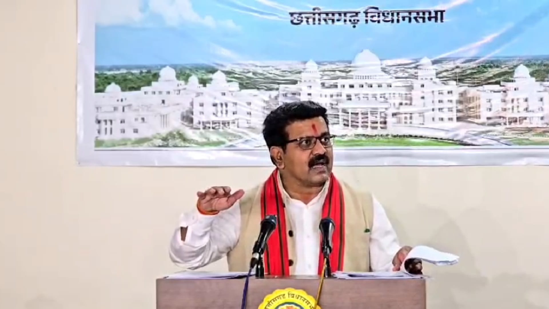 छत्तीसगढ़ के उपमुख्यमंत्री विजय शर्मा