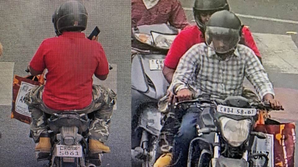 सीसीटीवी में दिखे आरोपी