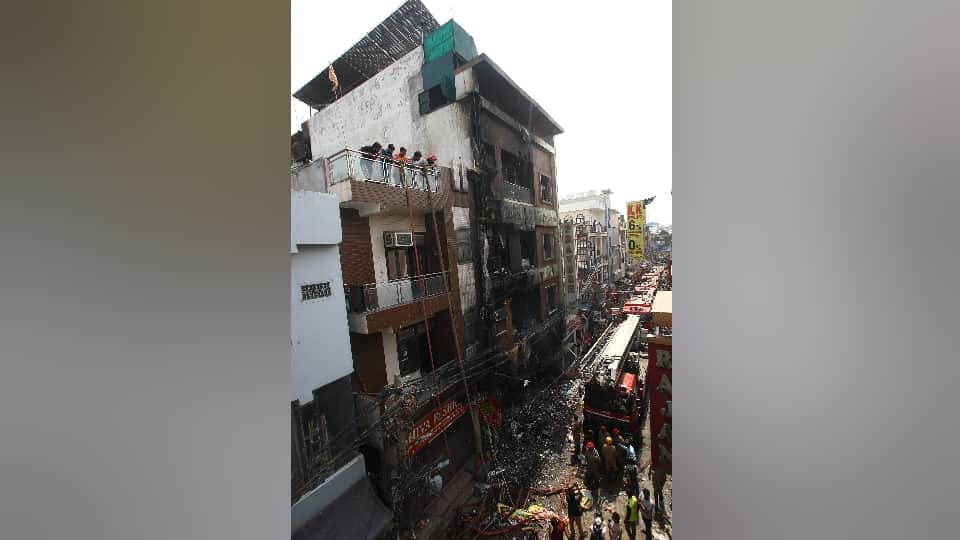 Delhi Fire Being in the embrace of sleep left no opportunity to save a life