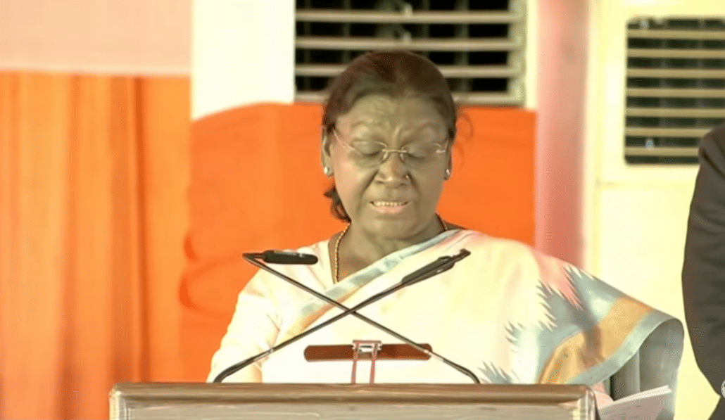 राष्ट्रपति द्रौपदी मुर्मू।