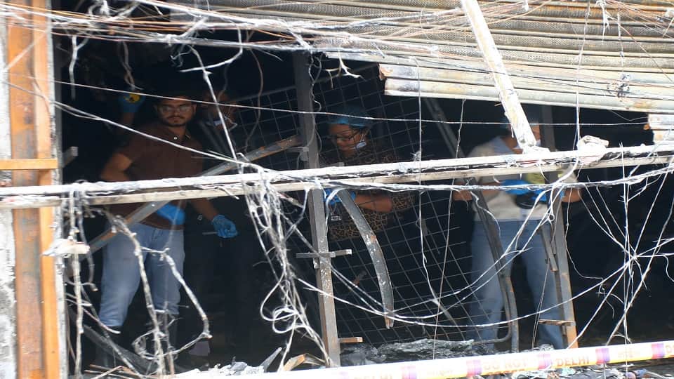 Palam Fire Incident Fire Suspected to Have Started from Solar Panels