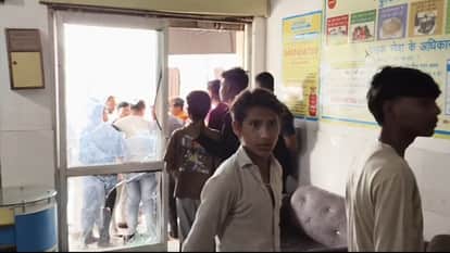 attack on gas agency for lpg cylinder in agra