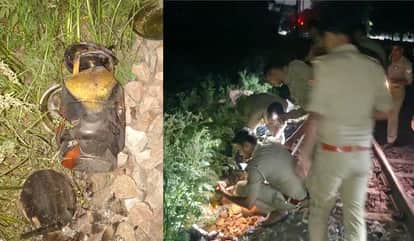 Kanpur Rail Route Blast Suspected Cylinder Thrown from Mahabodhi Express These Items Recovered from a Bag