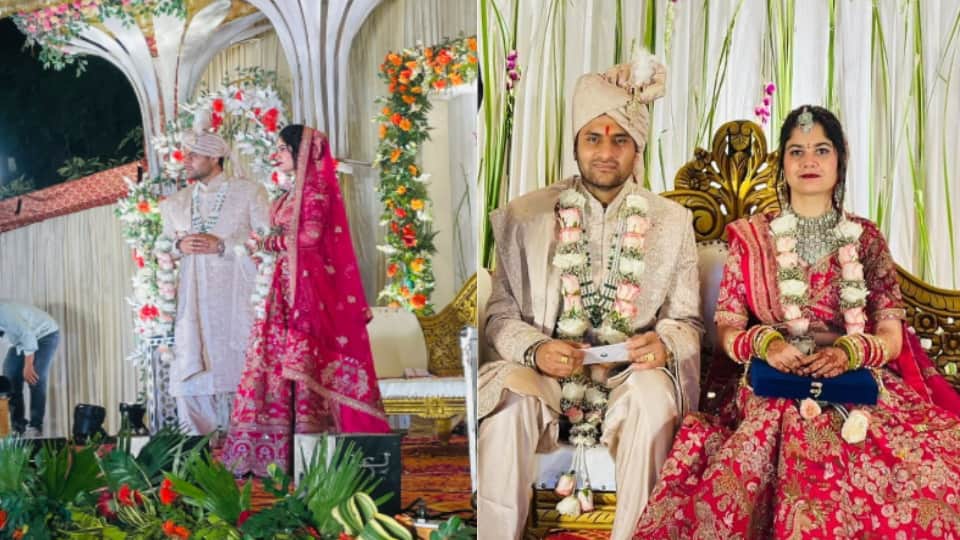 मेजर मधुर चौधरी व पत्नी कैप्टन ज्योति