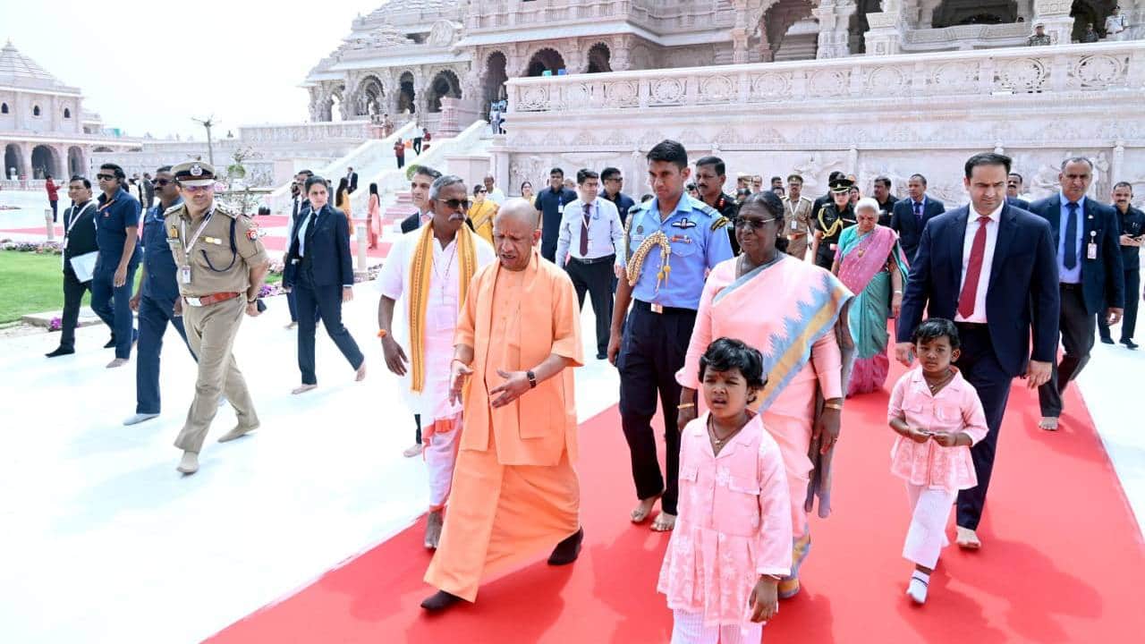 President Droupadi Murmu Ayodhya Visit Skies, Land, and Water Remained on High Alert for Seven Hours