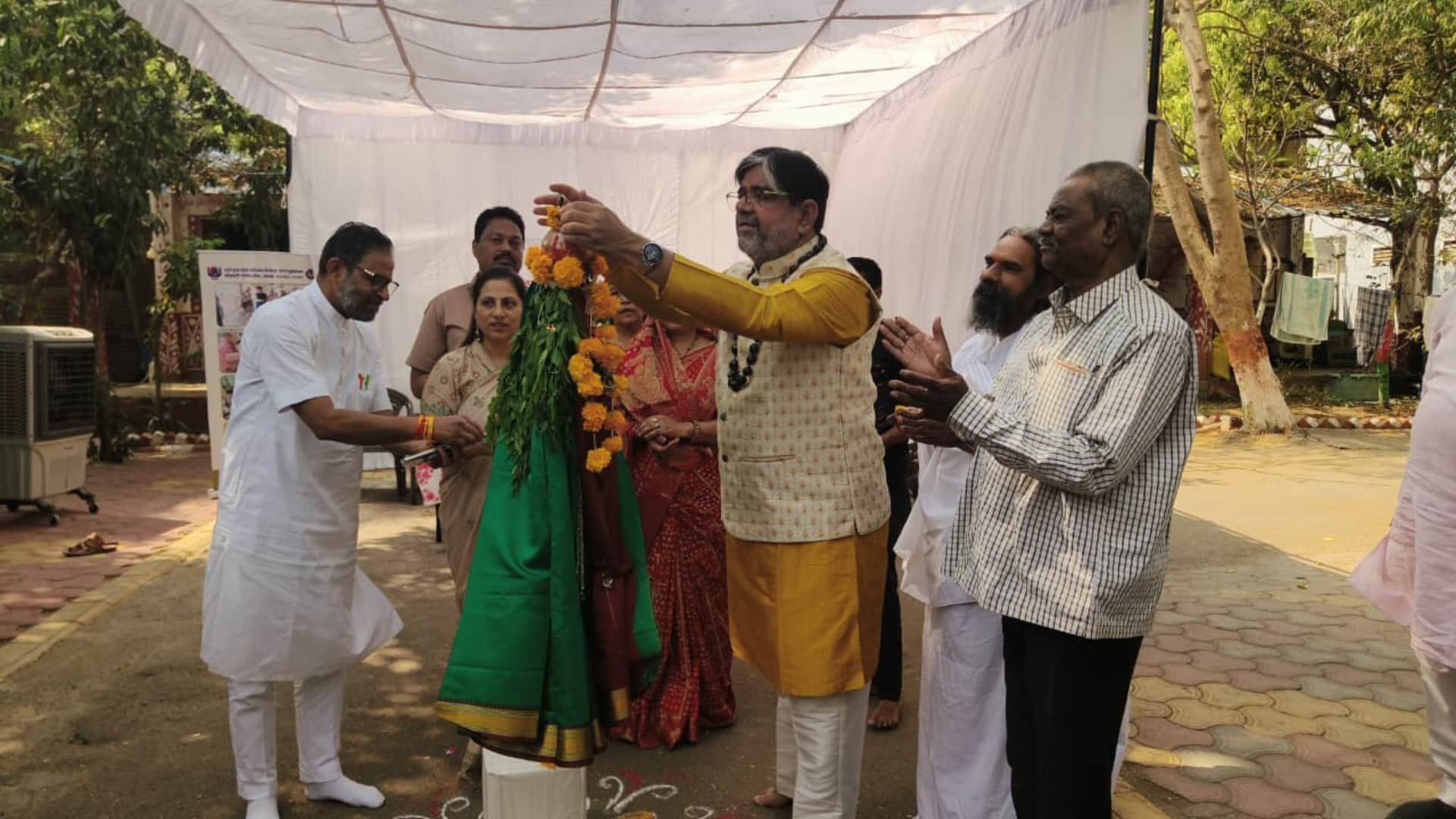 गुड़ी पड़वा पर कृष्णा गुरुजी संग मना नव संवत्सर