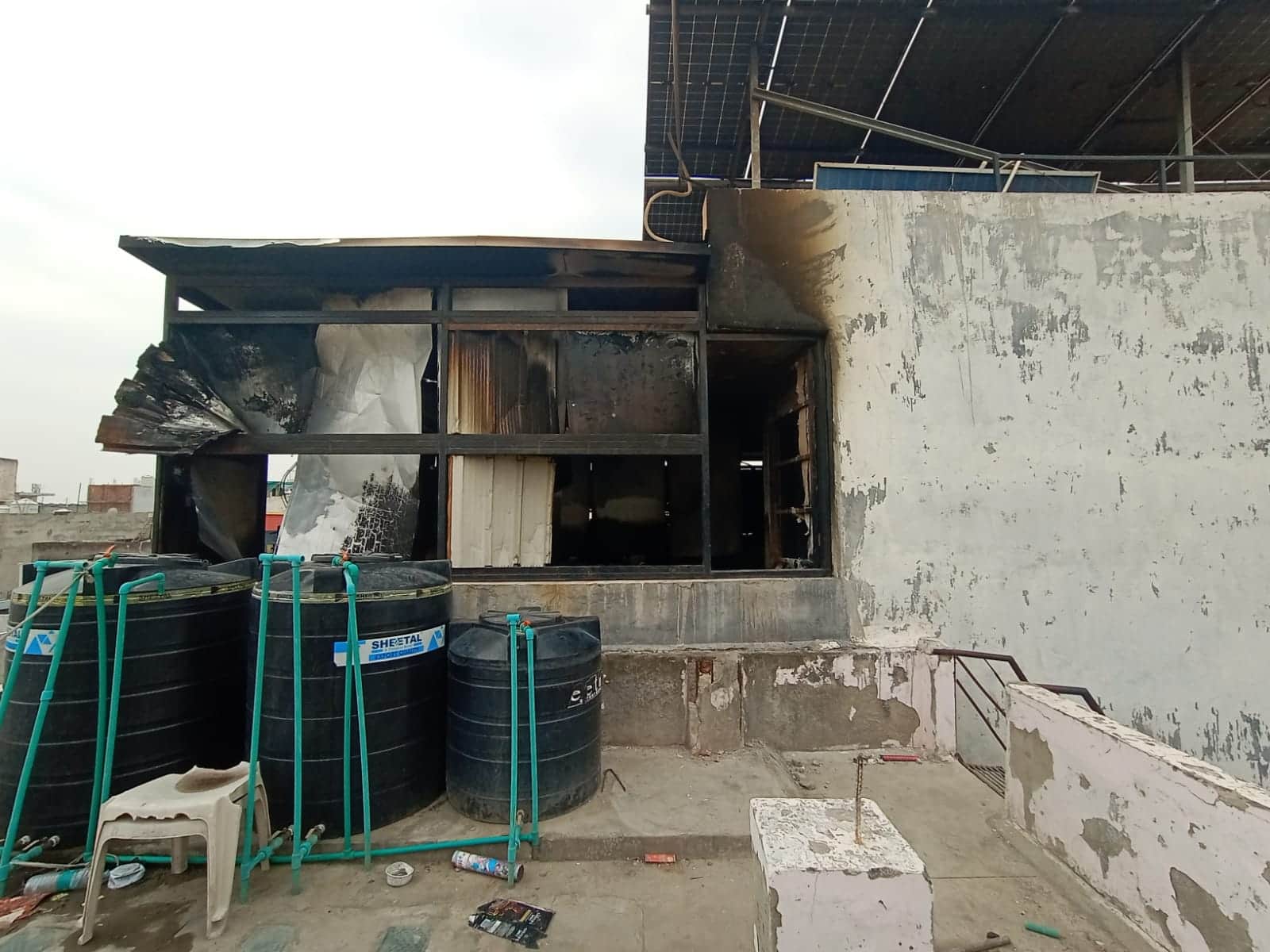 Palam Fire Incident Building Still Smoldering After 36 Hours