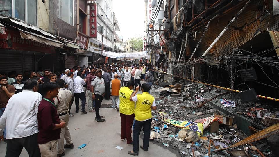 Palam Fire Incident Fire Suspected to Have Started from Solar Panels