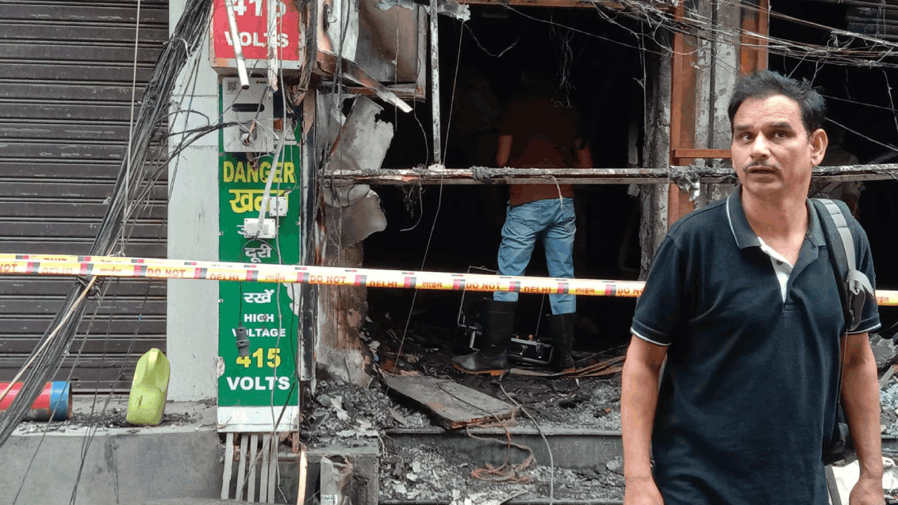 Palam Fire Incident Building Still Smoldering After 36 Hours